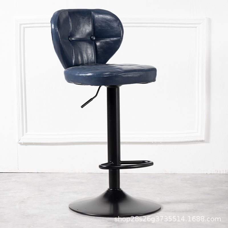 Sillas de bar elevables taburetes altos sillas giratorias caseras modernas minimalistas bar bar de recepción barbería comercial