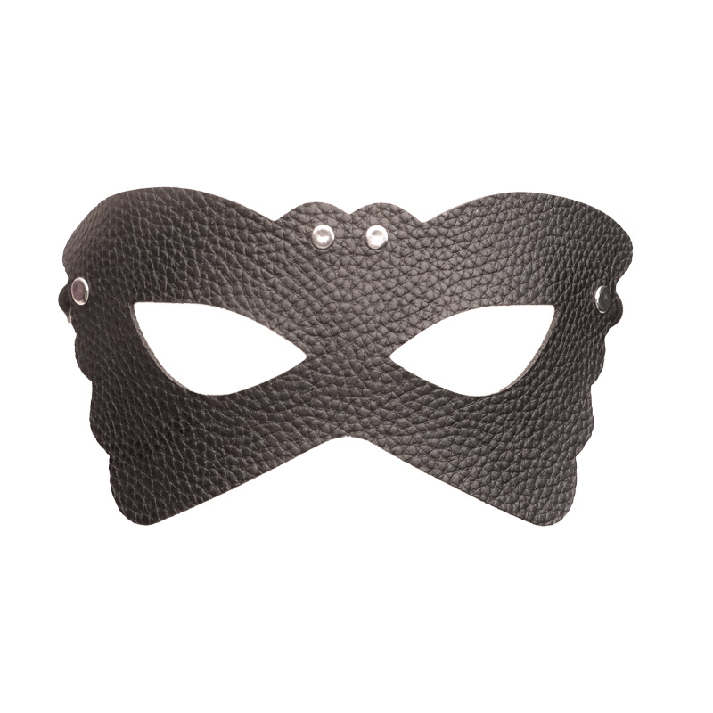 Butterfly Eye Mask PU Leather Blindfold for Couples Sensory Play — detail image 4