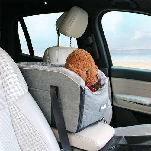 Cross-border pet car cat and dog bed Car center console cat bed Car seat pad pet travel handbag