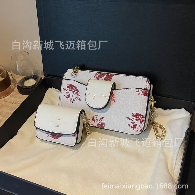 套装高质量子母包2025跨境新款链条精致bags斜挎包欧美个性手提包|undefined