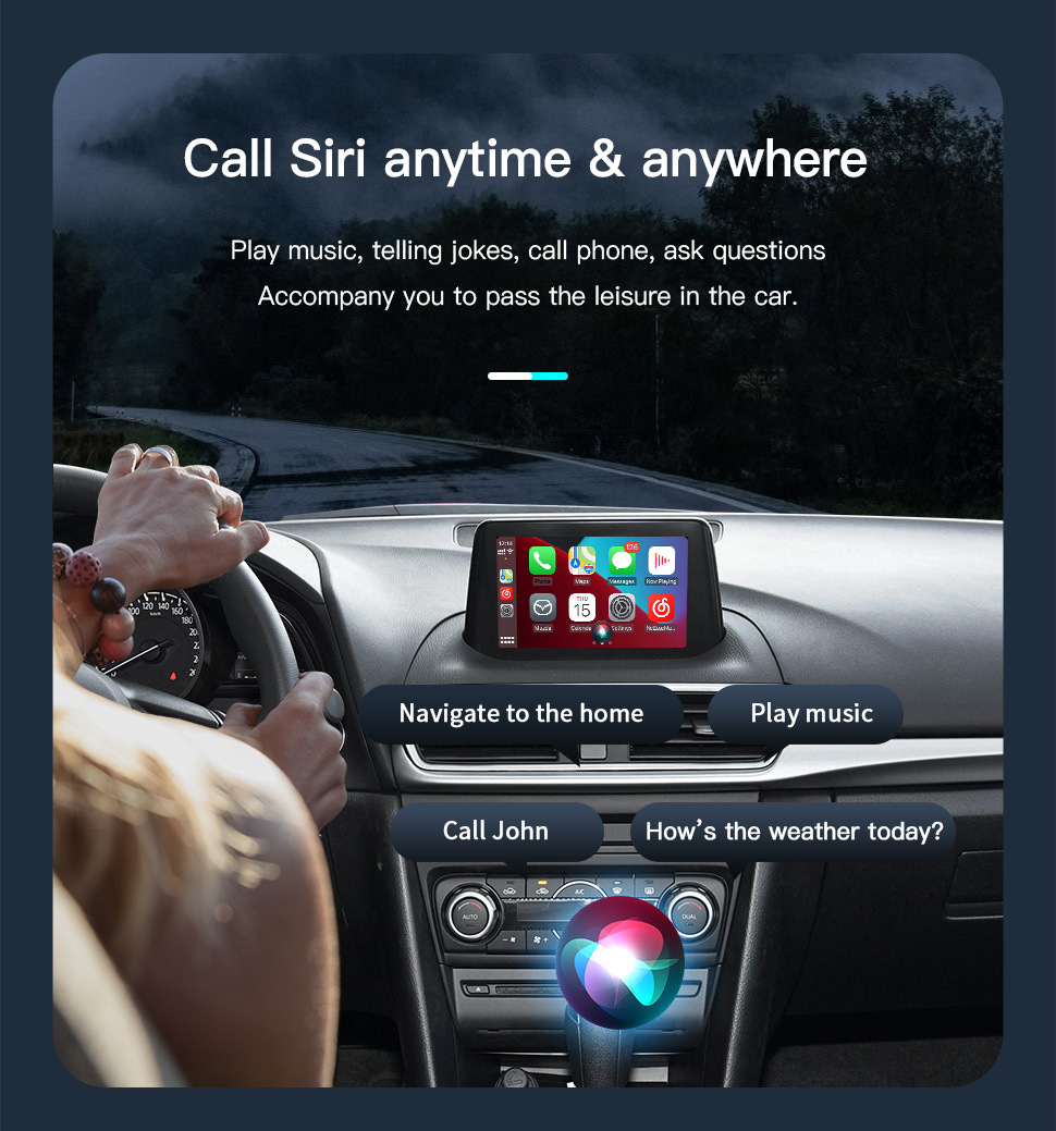 Type-c wireless carplay and wireless Android auto module for Mazda USB adapter