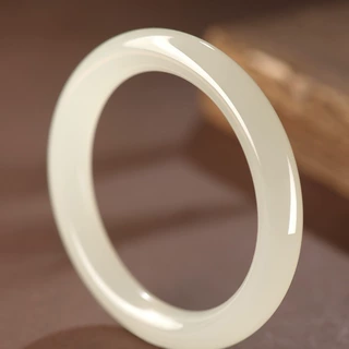 正品荔枝冻玉髓玉手镯玉镯子天然玉石女款圆条少女细条手镯美人镯