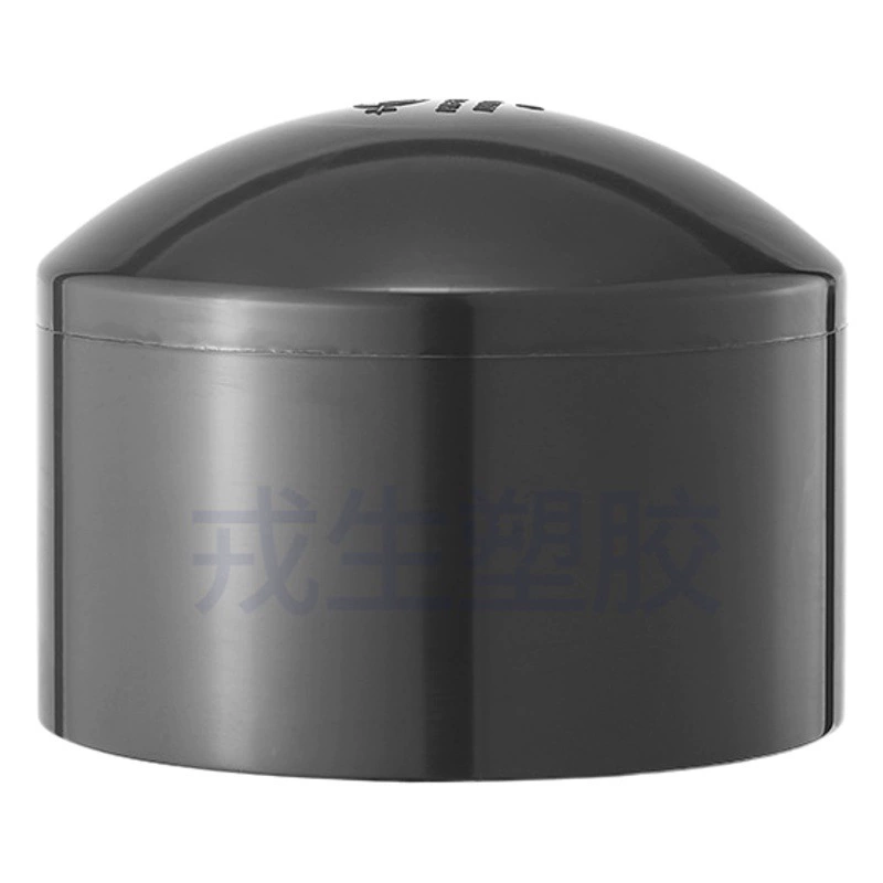 Заглушка для труб из ПВХ Rongsheng, стандарт США, SCH80, химически стойкая, для труб из ПВХ, стандарт ANSI, британские фитинги, американский стандарт, темно-серая