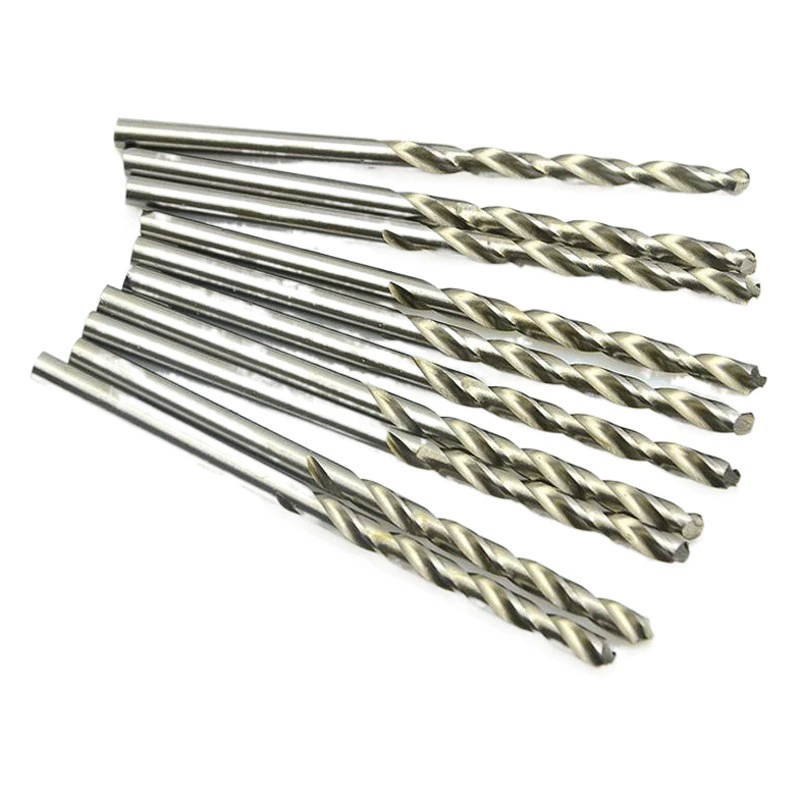 4241 небольшое сверло из быстрорежущей стали с полностью отшлифованным белым прямым хвостовиком спиральное сверло 0,5-3,2 мм прямое Сверло по металлу сверло для деревообработки