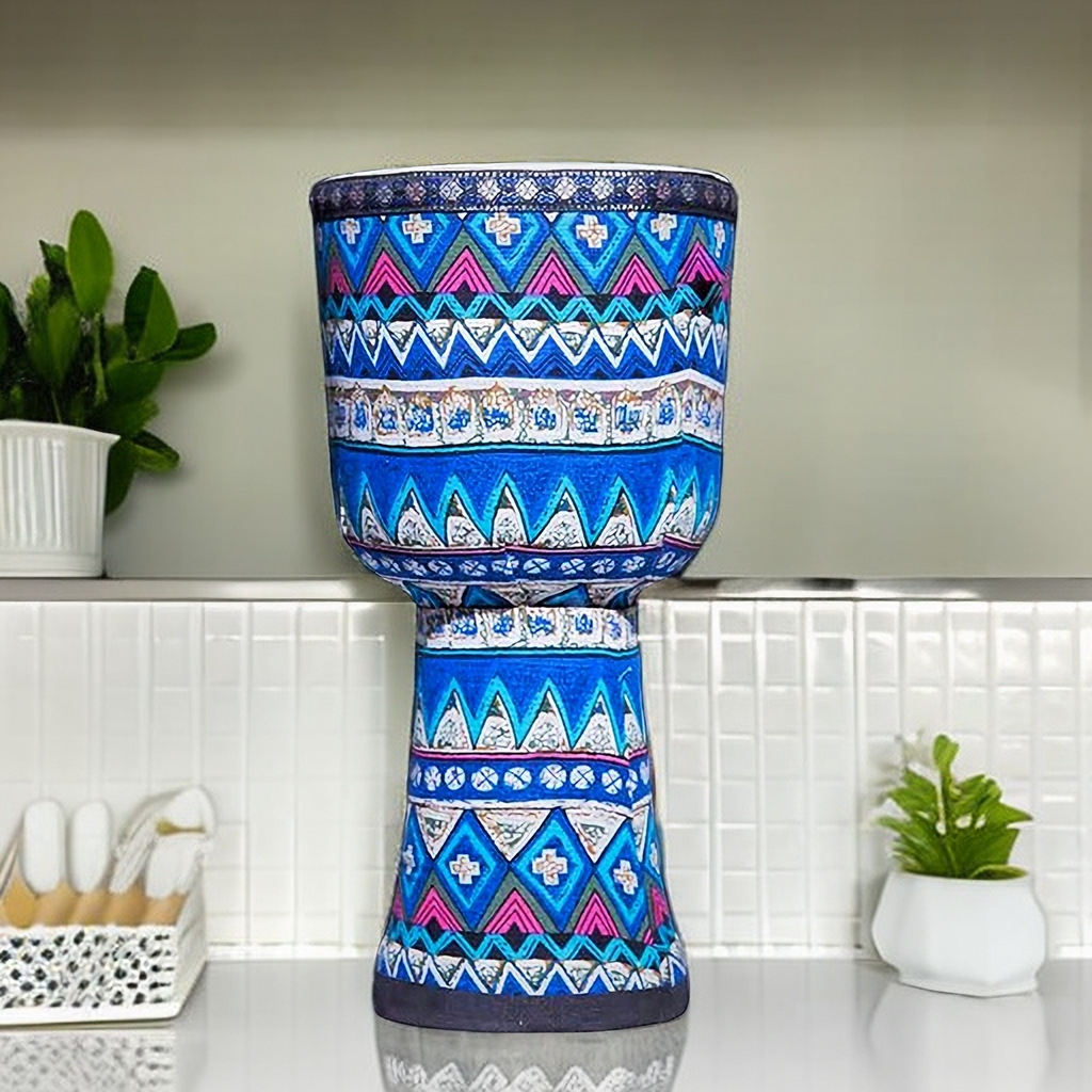 Blue bead grid 8inch