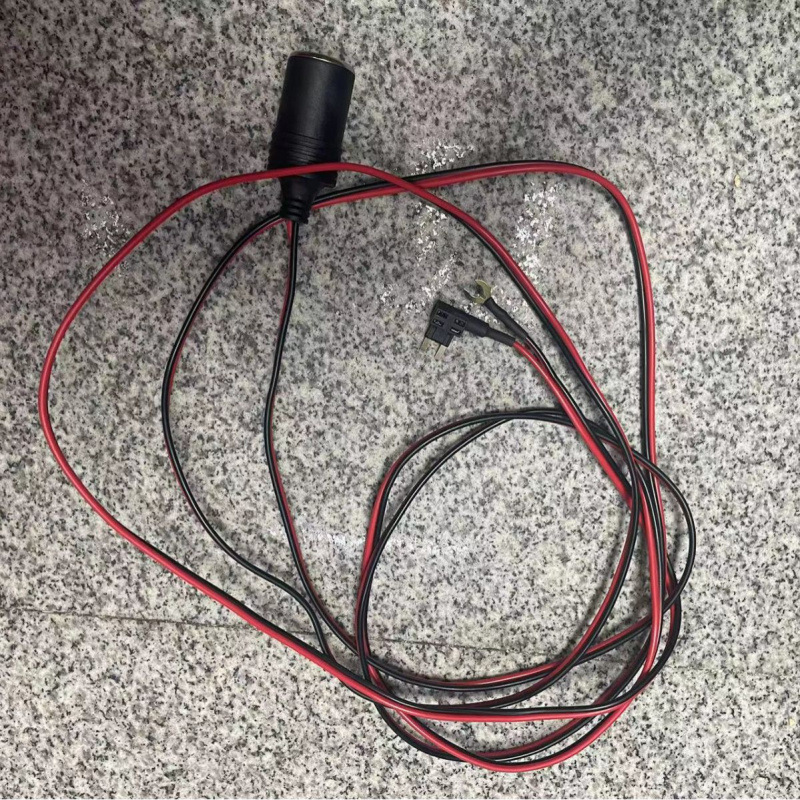 点烟器带小号中号迷你M2取电器双拼线18号线3米 工厂直发点烟母头