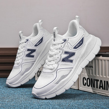 严选潮流百搭运动鞋春秋新百伦酷跑厚底子男鞋休闲减震跑步鞋批发