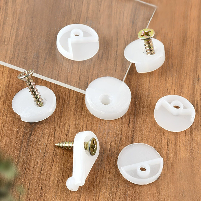 Пряжка для зеркала в гардеробе фиксированная установка стеклянный зажим без перфорации пластиковый держатель для зеркального стекла для ногтей фиксированный зажим аксессуары