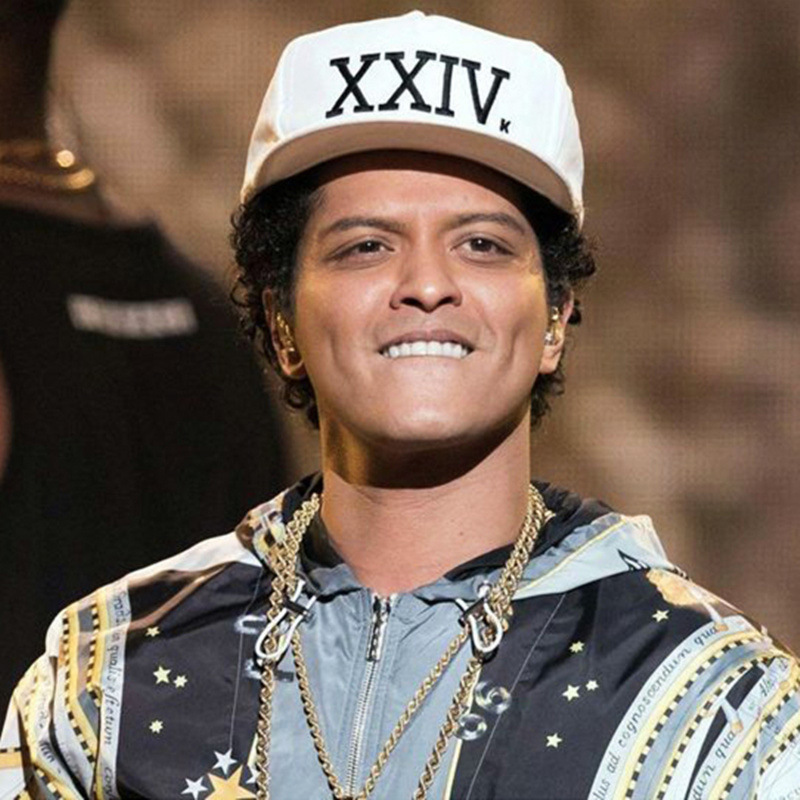 Speedsmock Sale Foreign Trade Bruno Mars 24K Magic XXIV Марсианский брат, вышитый европейский и американский ровный хип -хоп