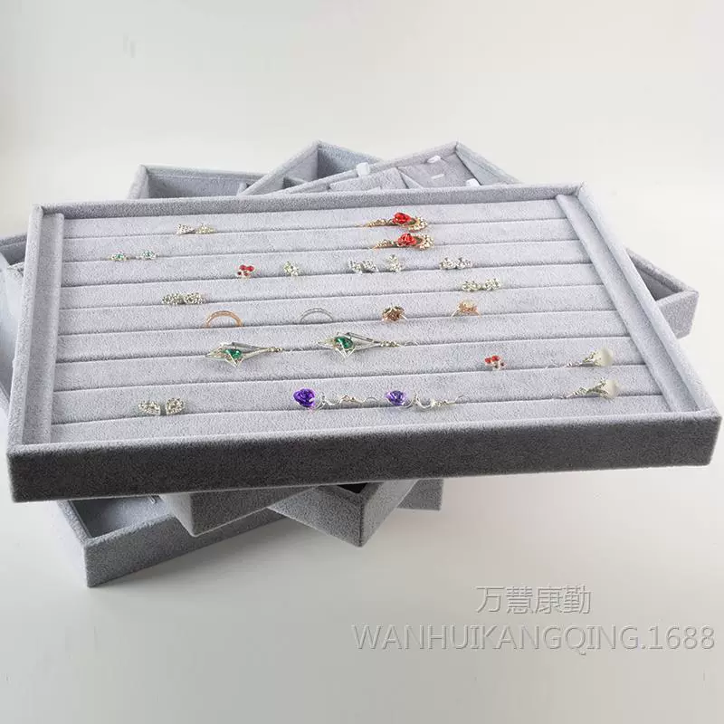 Подставка для ювелирных украшений из высококачественного вельвета, для хранения бусин, кулонов, браслетов, колец и ожерелий