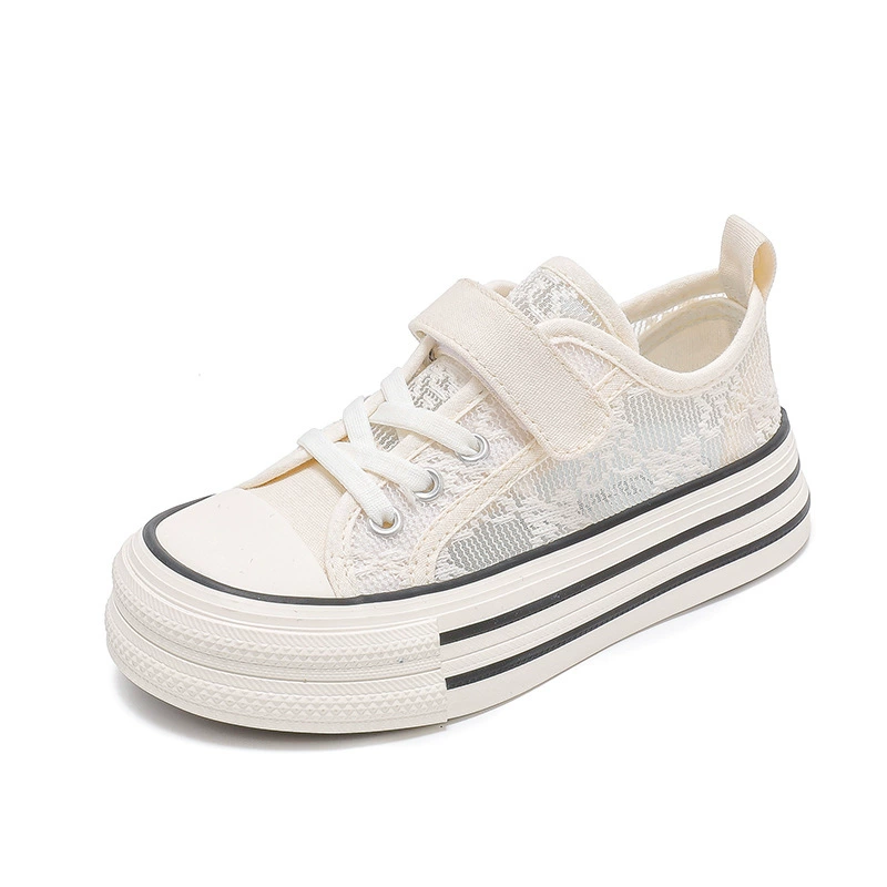 蜡笔小新 Footwear platform, summer breathable children's cloth white shoes