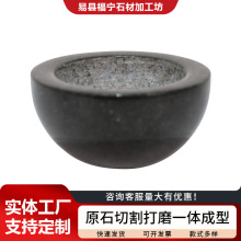 厂家直发花岗岩圆形调料碗烧烤调味花椒辣椒厨房佐料居家收纳