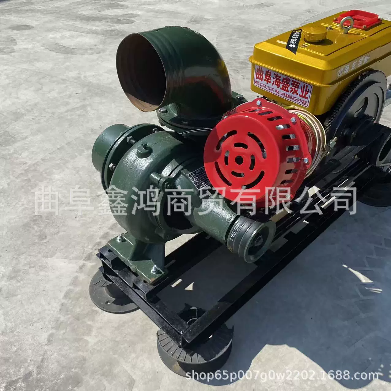 25马力柴油动力8寸混流泵 工程排涝排污泵 大面积农田灌溉泵