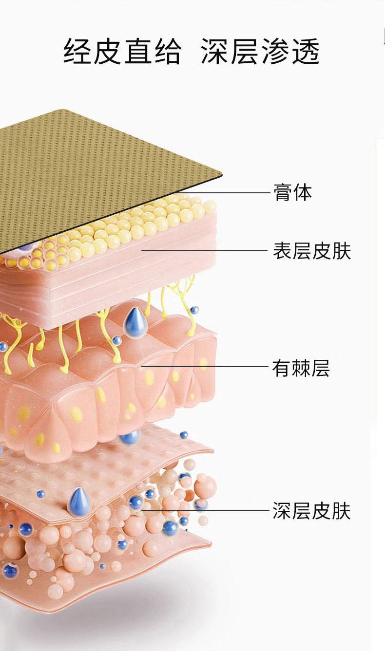 Tuowang Tougu Pain Relief Herbal Patch for Neck and Lower Back Support 7cm x 10cm 8 Patches specifications