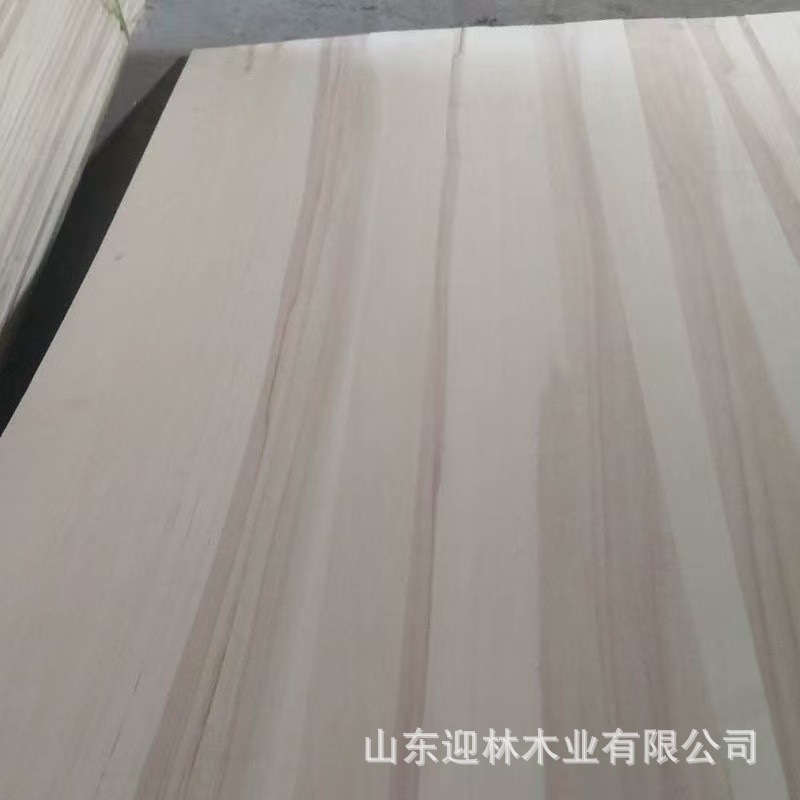 桐木直拼板双A无结疤木板材可漂白碳化桐木直拼板12mm 桐木板实木