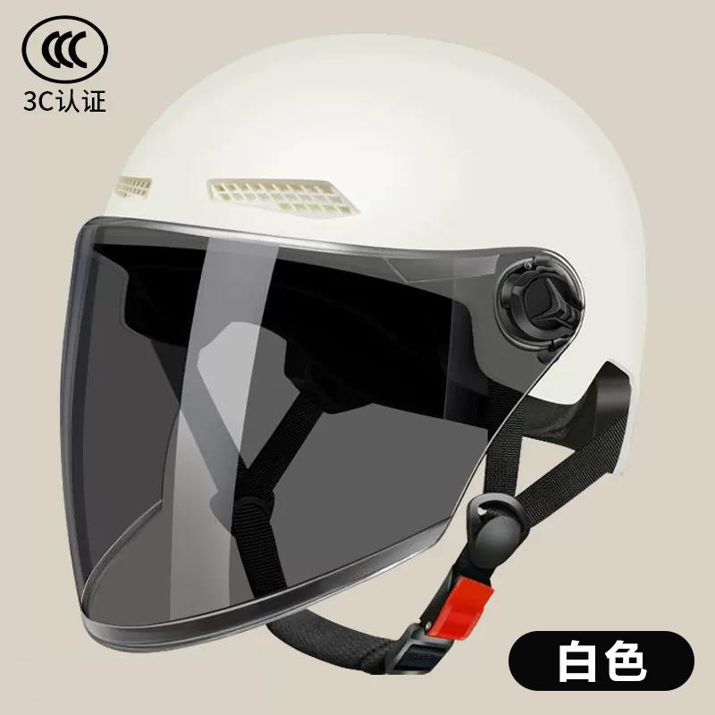 3c認定電動バッテリーバイクヘルメット、男性と女性用、オールシーズンユニバーサル、軽量ハーフヘルメット、夏の日よけと日焼け止めヘルメット|undefined