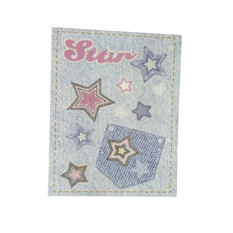 Little Pony Baoli Hard Shell Cowboy Star Folleto de tarjetas de hojas sueltas Libro rojo con el mismo estilo Libro de almacenamiento para estudiantes de tamaño A5 Ventas directas de fábrica