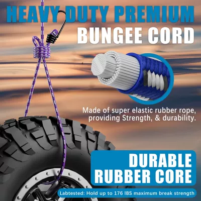 Round Elastic Rope Motorcycle – Trailer rope/net/strap