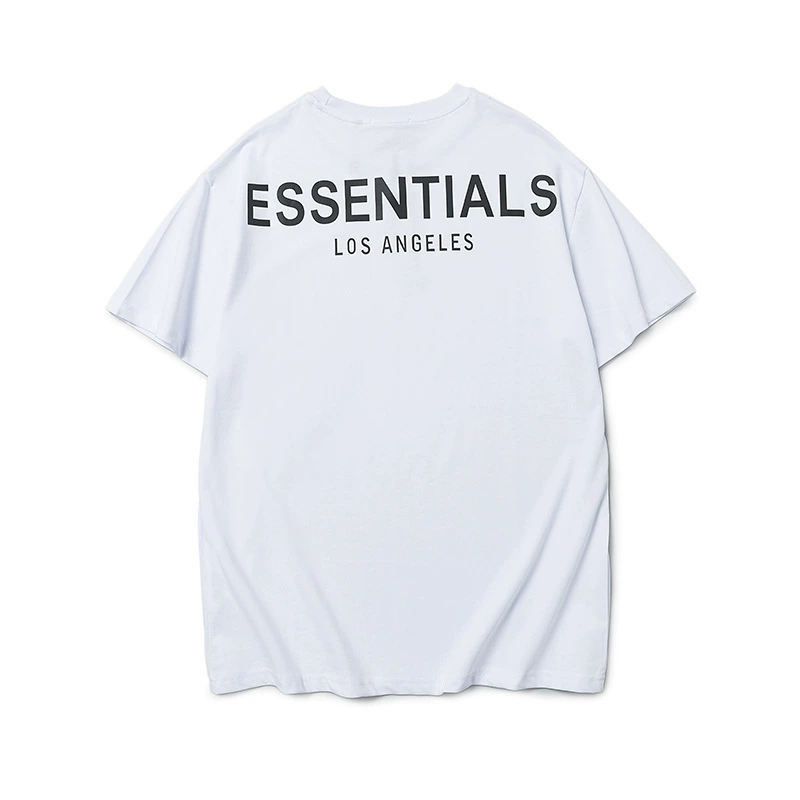 Правильная версия Fear of God, двойная линия FOG, Los Angeles, свободная Мужская и женская футболка больших размеров с коротким рукавом