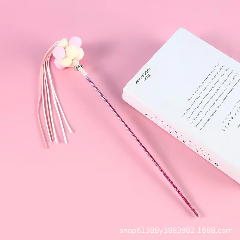 페어리 태슬 볼-핑크 화이트