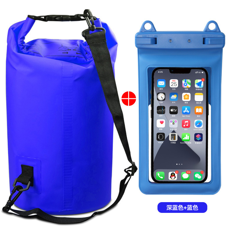 Verano playa caliente deriva bolsa de natación al aire libre mochila individual PVC impermeable bolsa de teléfono móvil Portátil Bolsa de cubo grande