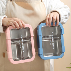 電子レンジの弁当箱の格のサラリーマンの弁当箱の温度に耐えられます。