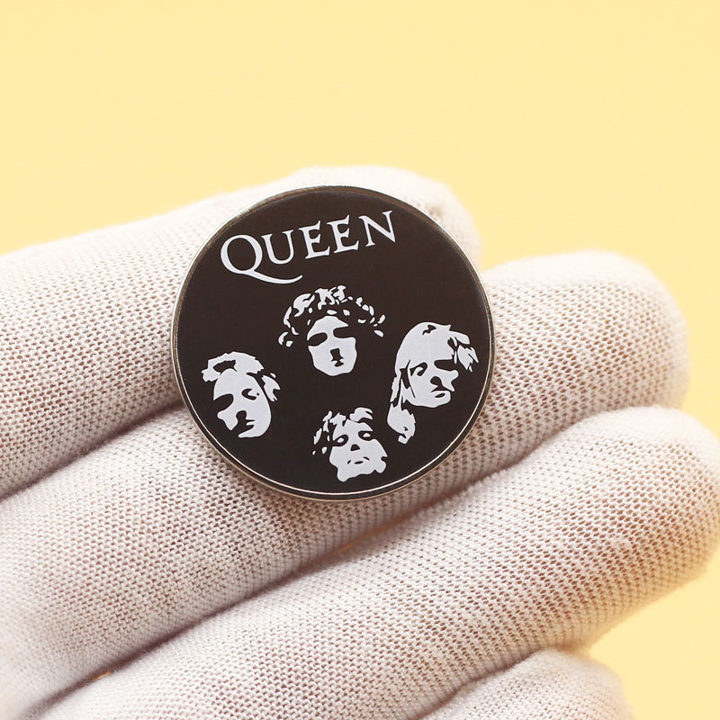 Queen Metal Badge Classic Rock Music Pins Music Lovers Brooch Collection
