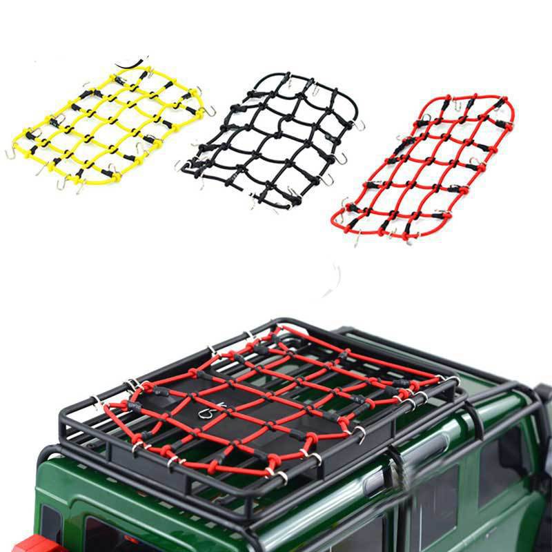 厂家仿真攀爬车行李网trx-4 SCX10 90046行李架弹力网货物橡皮网