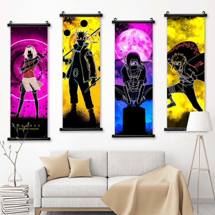 EPSON HD printing Xiao organization cartoon character Naruto Sasuke decorative painting two-dimensional peripheral poster hanging painting