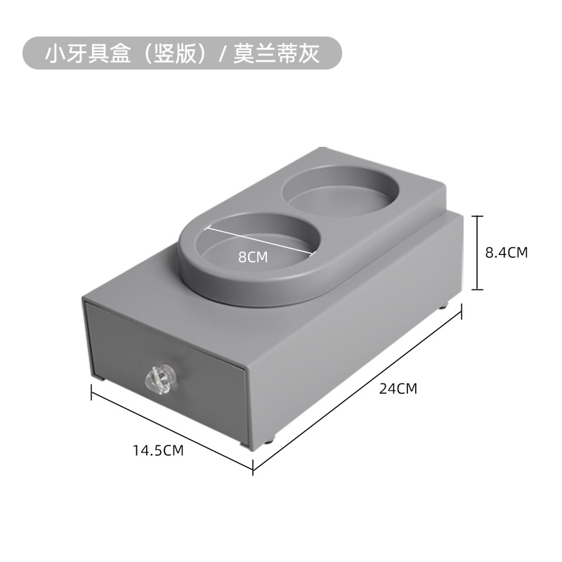 Caja de almacenamiento para artículos de tocador de hotel, caja estrecha para cepillos de dientes, caja para consumibles, caja con cajones, caja para kit dental, artículos diversos de hotel