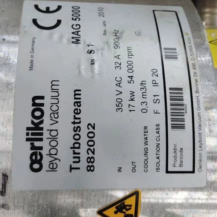 Turbostream MAG 5000 LEYBOLD VACUUM Немецкая турбина Leybold 882002, s