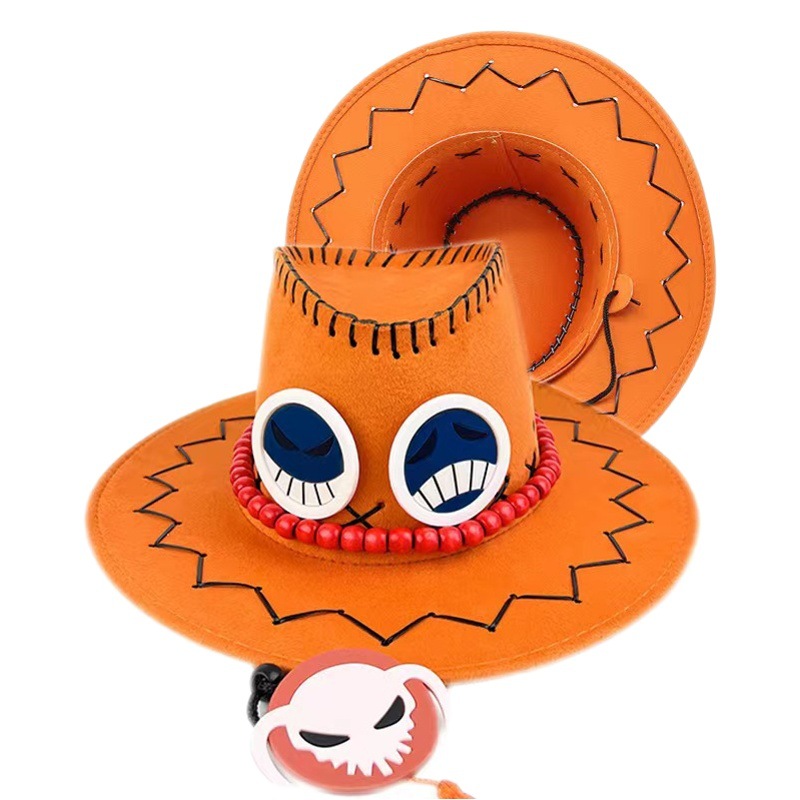 New Sunshade Sunscreen Animation Hat One Piece Cowboy Hat Luffy Esgioba Summer Outdoor Travel Top Hat