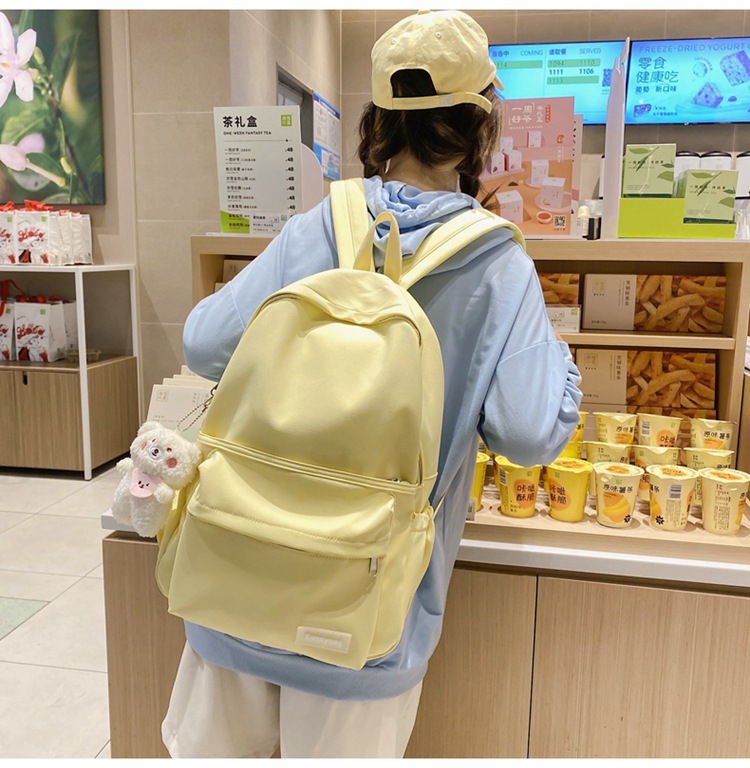 Schoolbag Female Korean Style Japanese Style Harajuku Ins College Style Junior High School Student High School And College Student Backpack Large-capacity Backpack display picture 32