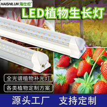 全光谱led灯管36w植物灯t8补光灯带多肉红蓝光18瓦跨境热销