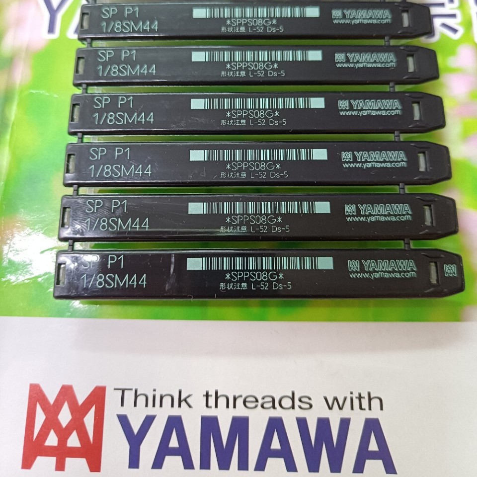 日本YAMAWA针车螺纹螺旋丝攻 SP 1/8 SM44 缝纫机针车螺旋丝锥