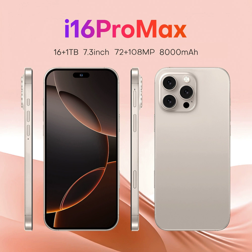 Экспортный Android 16 ProMax 16+1T 6.9HD большой экран настоящий 4G кросс-бордер Android мобильный телефон доставка