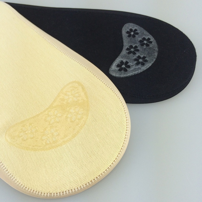 One-piece Ice Silk Super Shallow-cut Women's Boat Socks Silicone Non-slip Invisible Socks Women's Silk Socks Foot Glue Dispensing