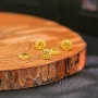 爱心镀金古法通体配件
