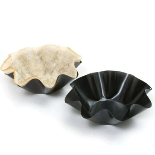 Carbon steel Mexican corn tortilla taco baking mold skillet taco pan floral non-stick thickened salad baking bowl