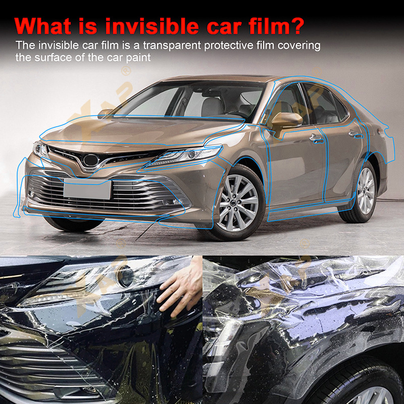 Cross-border exclusive for Toyota Camry LE XLE TPU invisible paint protective film to prevent scratches and brighten