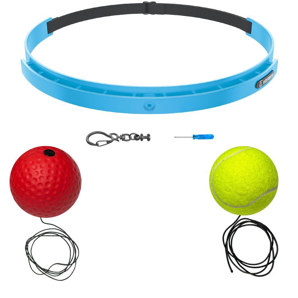 Boxeo de reacción montado en la cabeza bolas de entretenimiento de descompresión para niños bolas de velocidad mágica entrenador de boxeo de ojos para adultos