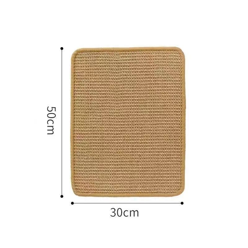 Placa de agarre para gatos de sisal, resistente al desgaste y sin caspa, placa de garra de gato grande, nido de gato integrado, protección de sofá anti-agarre para gatos, almohadilla resistente al agarre