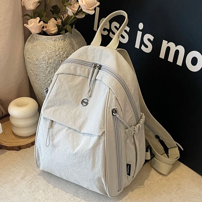 Backpack Ultra-Light 2025 New High-End Niche Nylon Canvas Work Commuter Travel Backpack Small and Lightweight