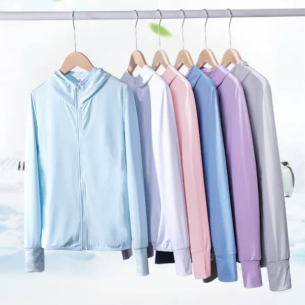 Sun Protection Clothing for Women, Anti-Uv Ice Silk Mesh, Sun Protection Clothing for Men and Women, Skin Clothing, Summer Light Jacket, Fishing Clothing