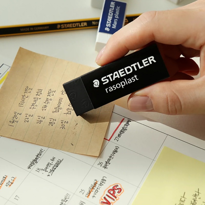 Alemán Staedtler Sidlou 526 B20 B30 dibujo arte Oficina borrador suave negro blanco