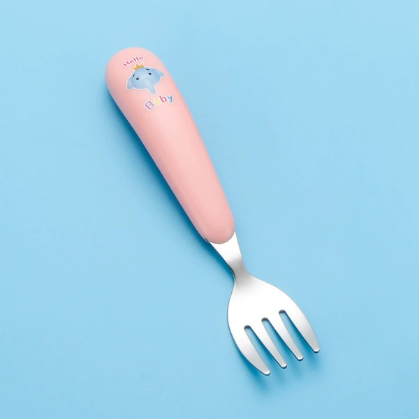 Little Elephant Nordic Pink Fork