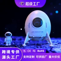 Проекционная лампа Streamer для внутренней проекции Bluetooth аудио детский белый шум ночник звездное небо потолочный атмосферный свет
