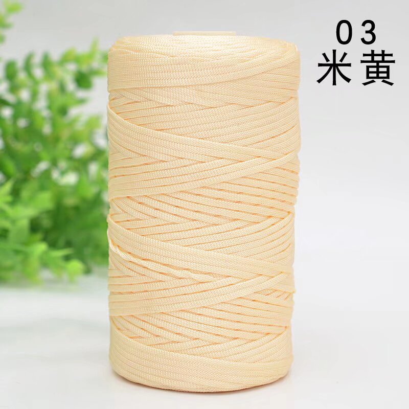 Algodón mercerizado, lino, laca, hilo de seda de hielo, bricolaje tejido a mano, protección solar de primavera y verano, sombrero para el sol, bolso de ganchillo, cojín, zapatos