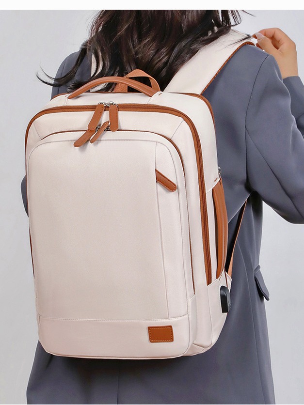 Empresas USB transfronterizas de gran capacidad mochila para hombres y mujeres, mochila de computadora de alta calidad, mochila de ocio multifuncional al por mayor