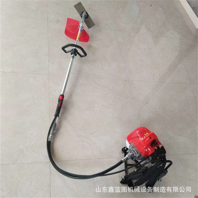 背负式汽油割灌机松土除草一机多用 家用侧挂式开荒割稻割草机
